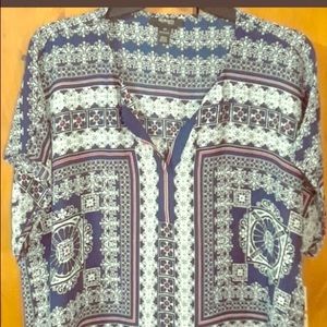 Silky blouse. True 3x